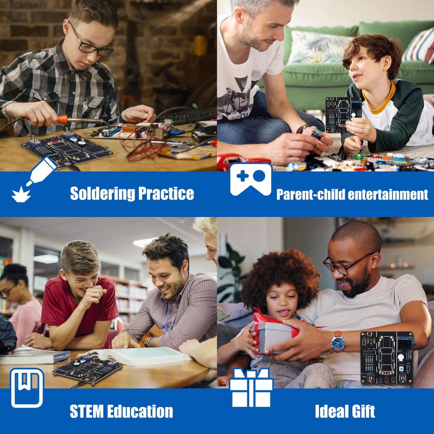 MiOYOOW DIY Car Driving Simulation Kit – STEM Soldering & Driving Lab for Teens