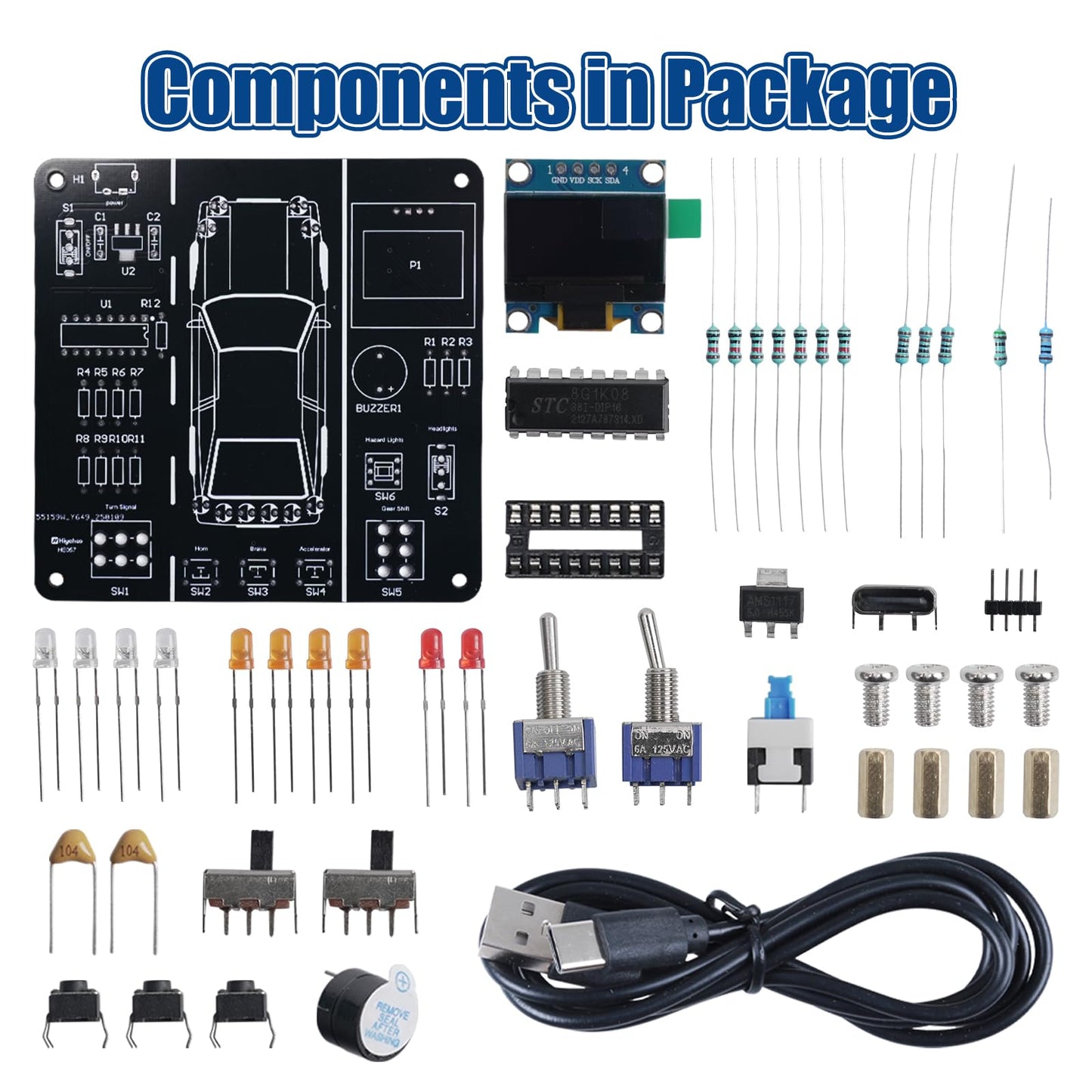 MiOYOOW DIY Car Driving Simulation Kit – STEM Soldering & Driving Lab for Teens