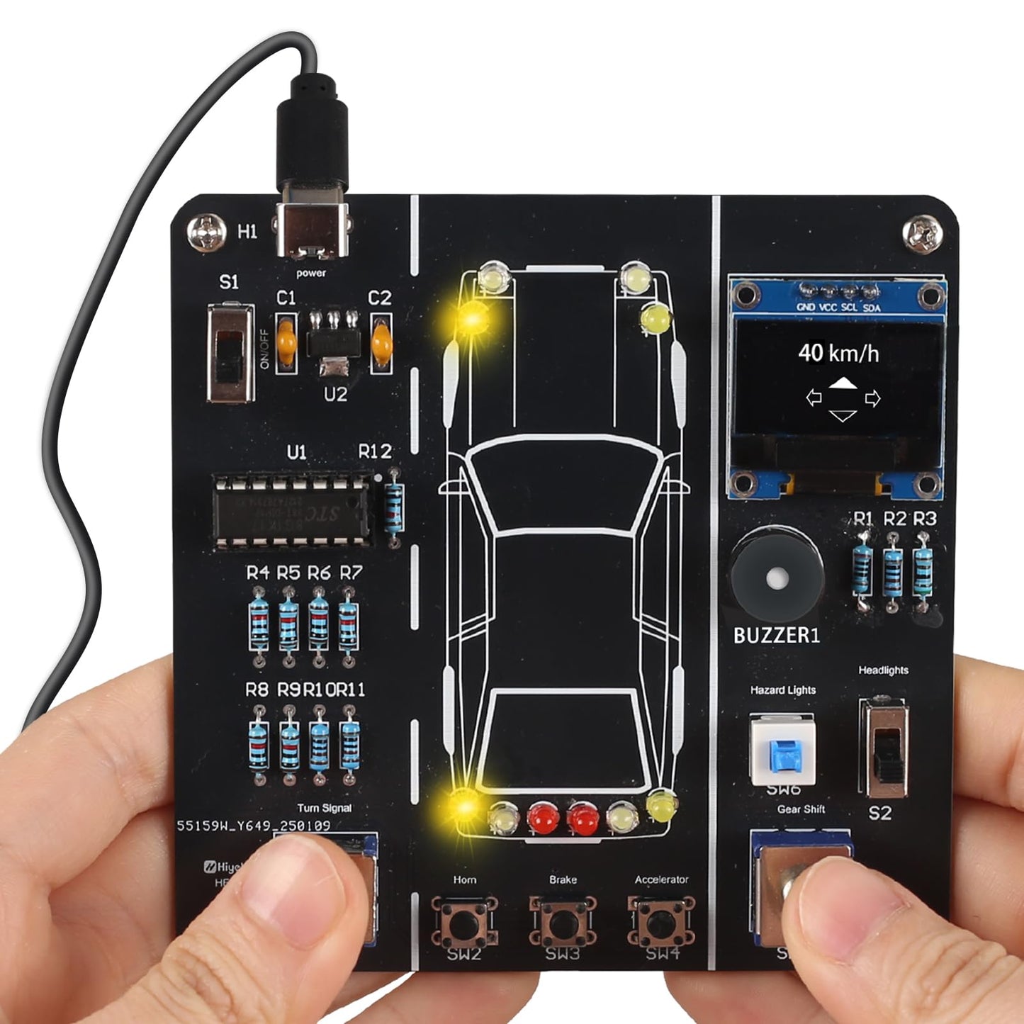 MiOYOOW DIY Car Driving Simulation Kit – STEM Soldering & Driving Lab for Teens