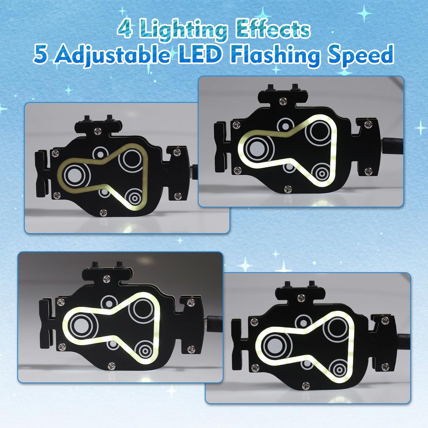 MiOYOOW DIY Engine Gear LED Light Kit — Soldering Practice & STEM Desk Decor