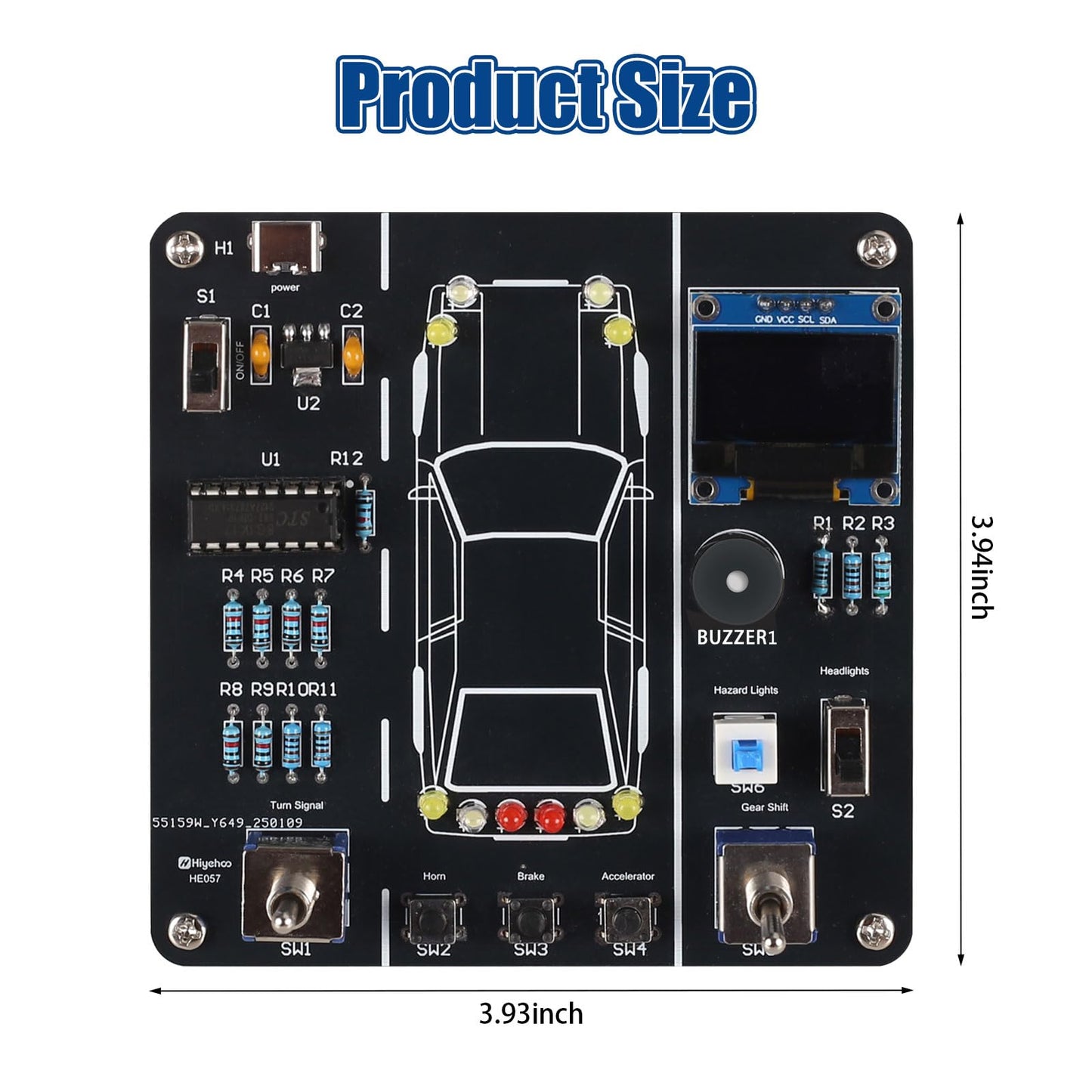 MiOYOOW DIY Car Driving Simulation Kit – STEM Soldering & Driving Lab for Teens