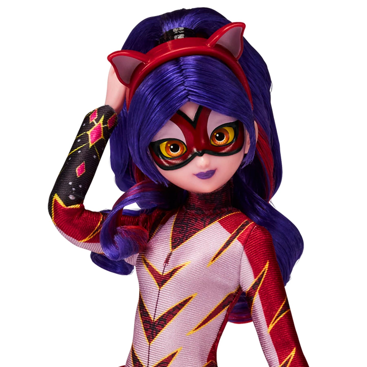 Miraculous Purple Tigress 26cm Poseable Fashion Doll with Kwami | Bandai