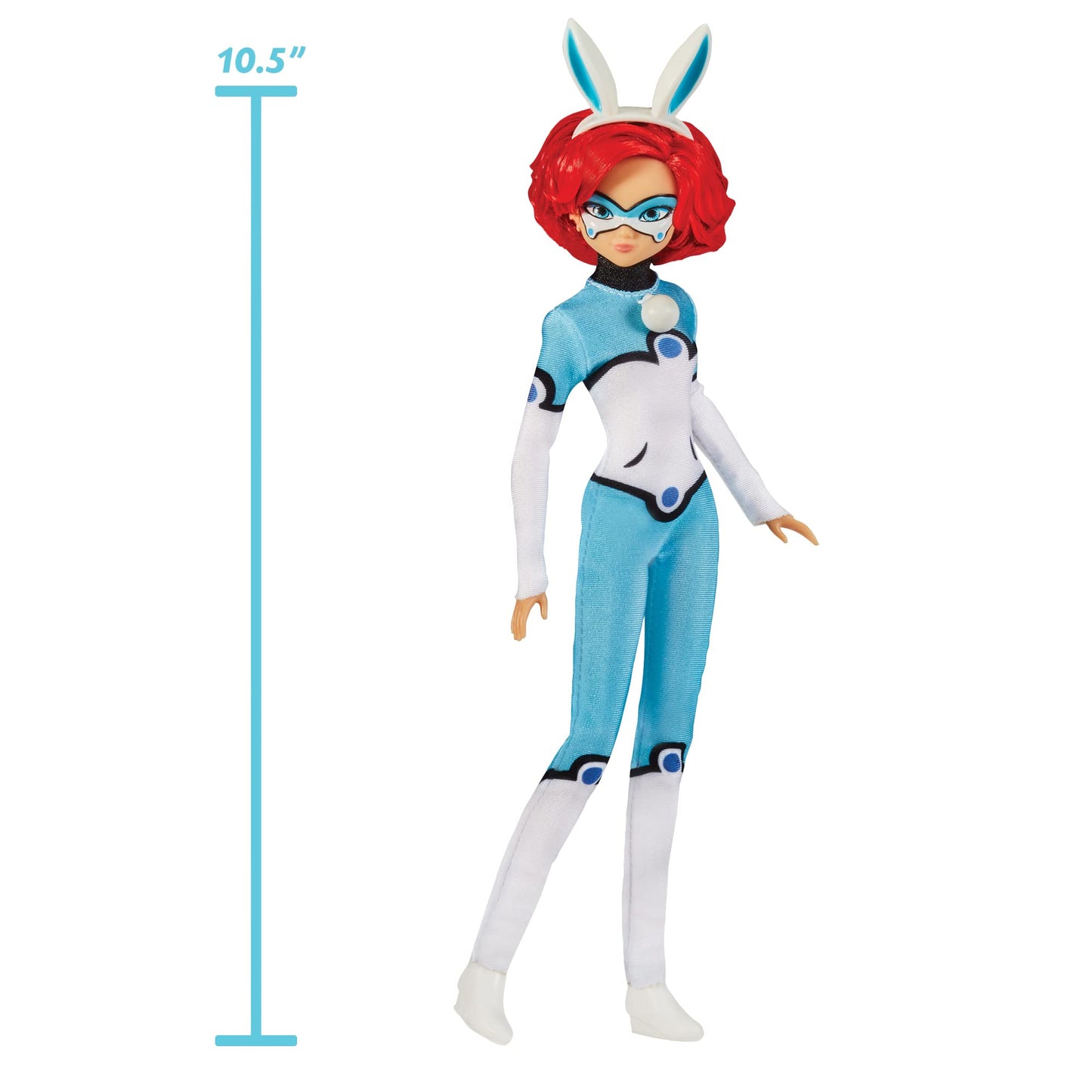 Miraculous Bunnyx 10.5\" Fashion Doll with Fluff Kwami & Bunny Ears – Playmates Toys