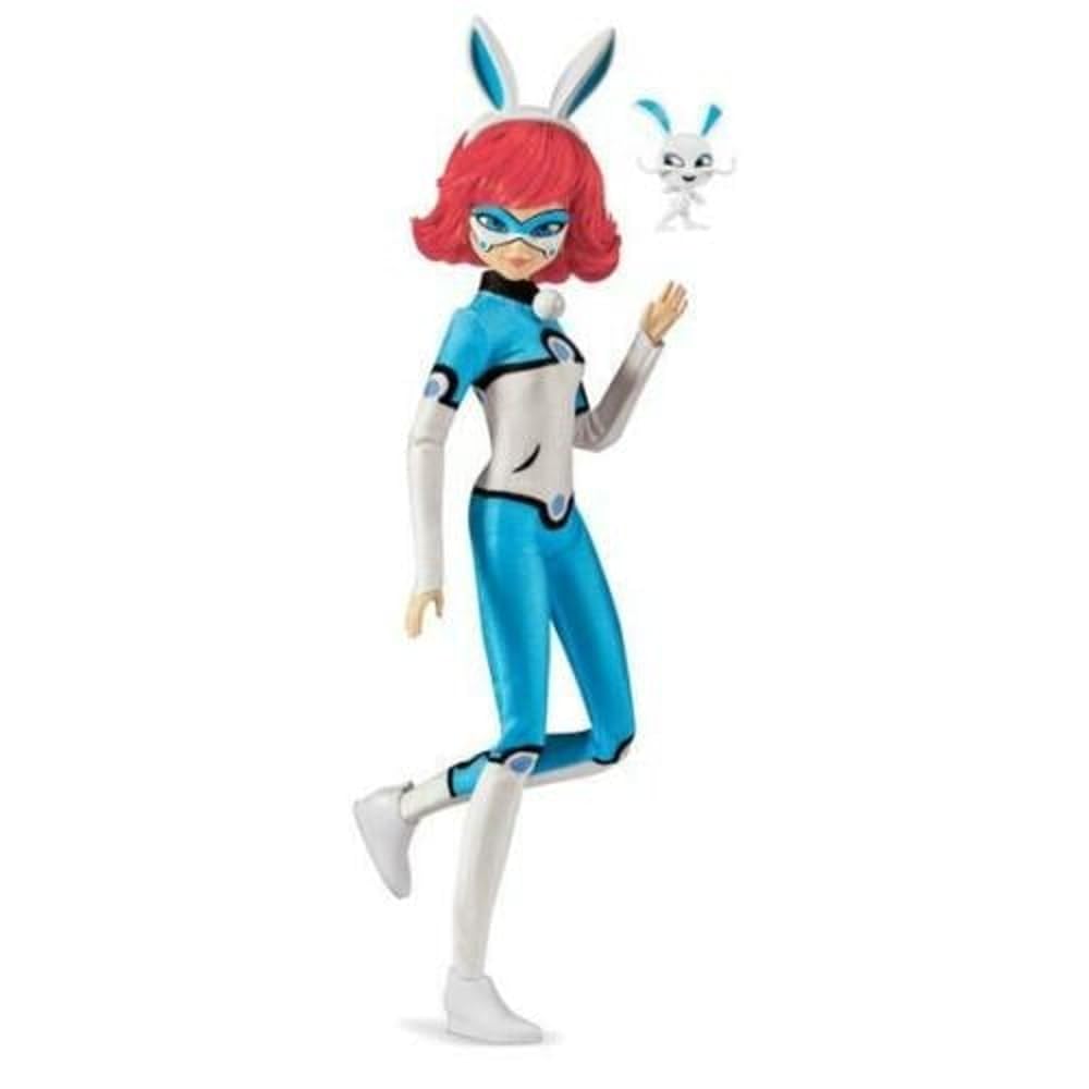 Miraculous Bunnyx 10.5\" Fashion Doll with Fluff Kwami & Bunny Ears – Playmates Toys