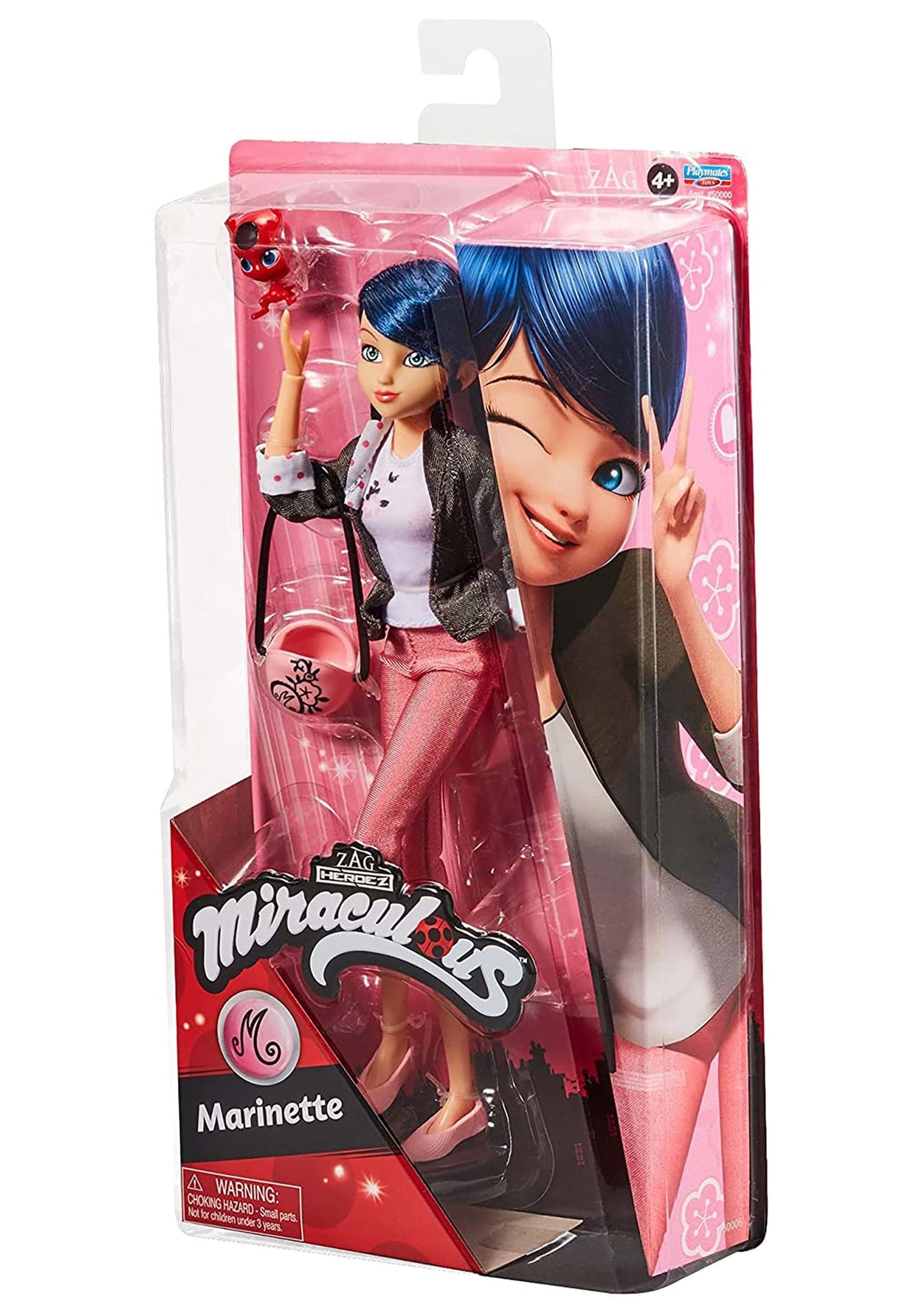 Miraculous Ladybug Marinette Fashion Doll – 15-Point Articulation & Tikki Kwami