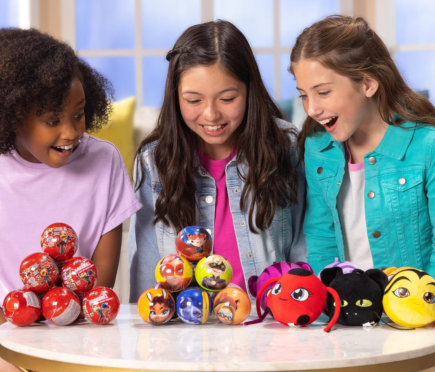 Miraculous MiraBall 3-in-1 Surprise – 2-Pack Blind Box Toys for Kids
