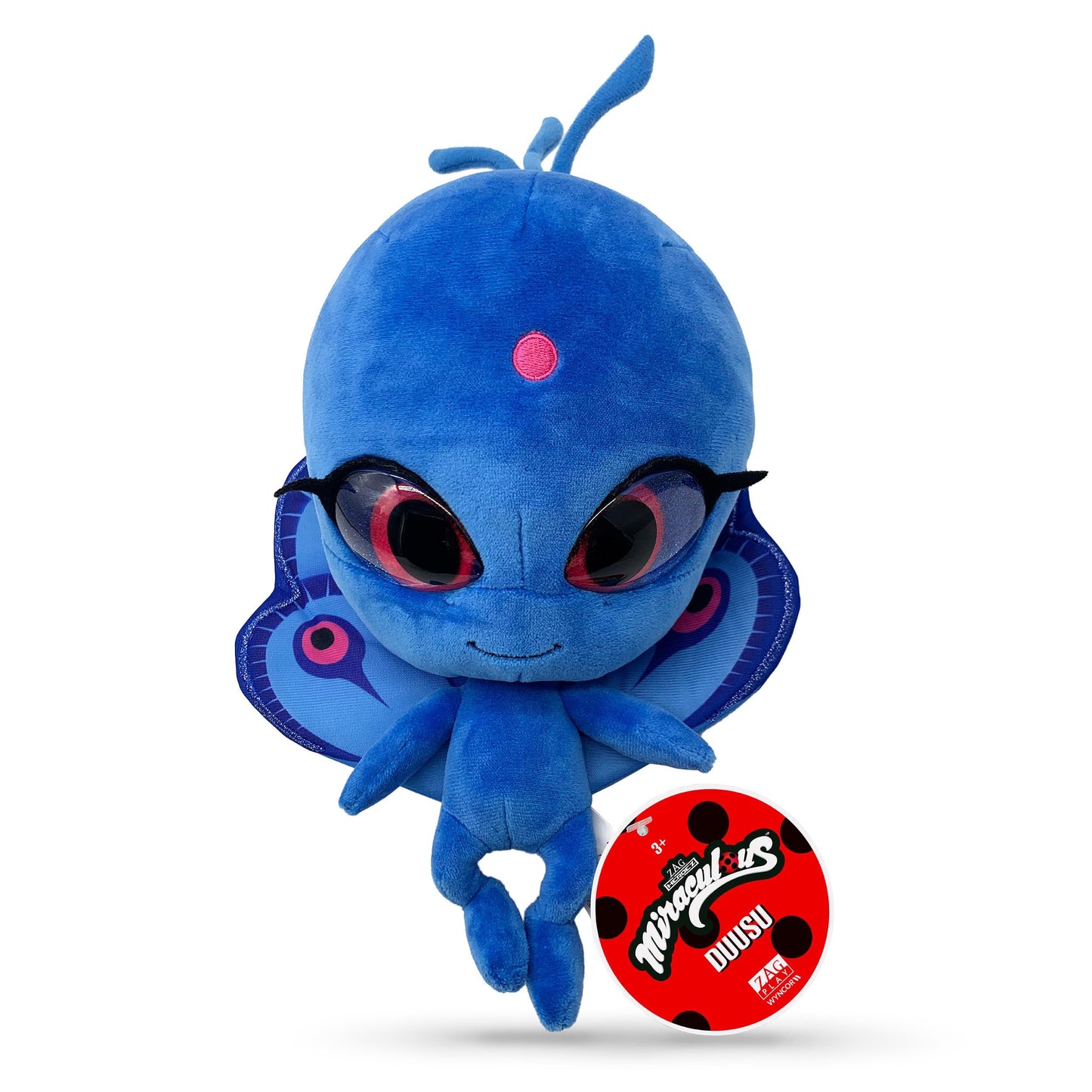 Miraculous Kwami Mon Ami Plush Toy – Duusu the Peacock, 9-Inch Collectible Plush | Ladybug & Cat Noir | Gift for Kids & Collectors