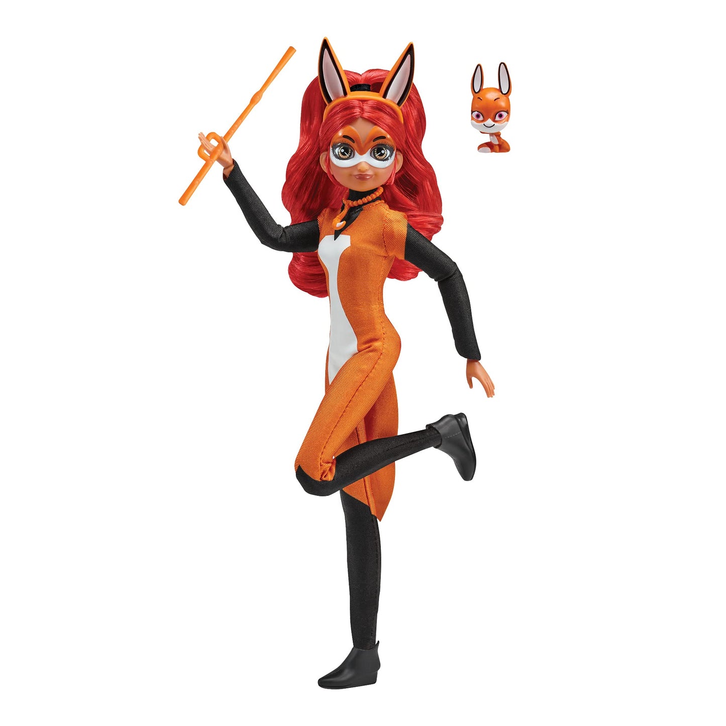 Miraculous Rena Rouge Doll 10.5-Inch Fashion Doll with Trixx Kwami by Playmates Toys