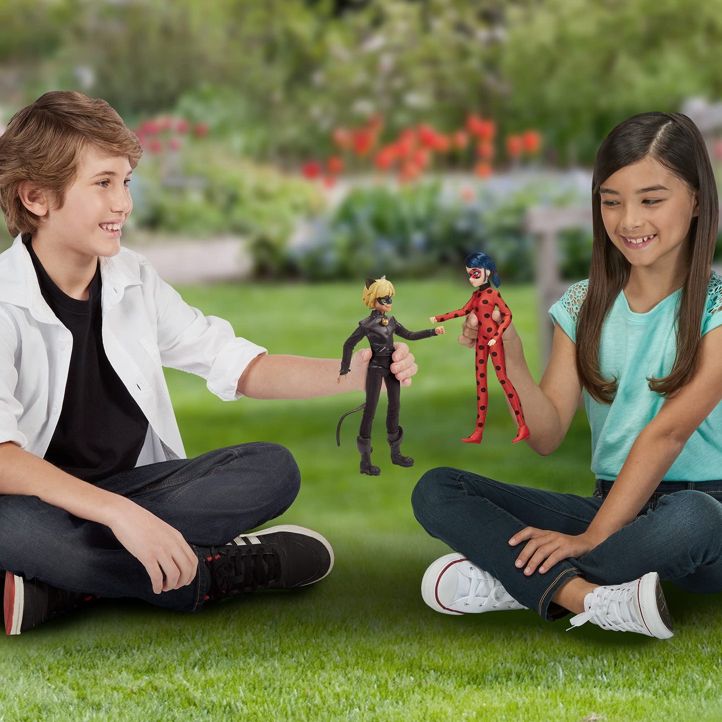 Miraculous Ladybug & Cat Noir 2-Pack Dolls – Mission Accomplished by Playmates Toys