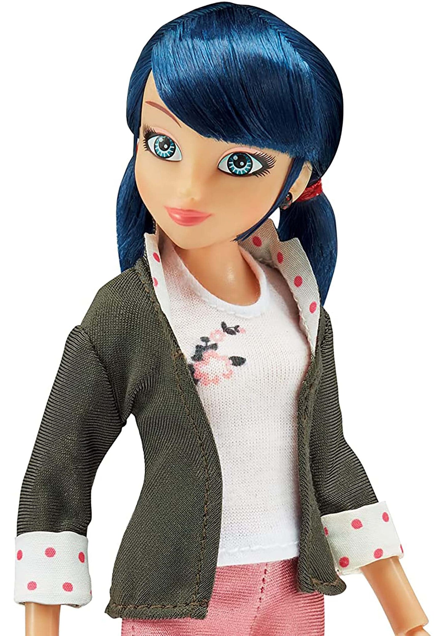 Miraculous Ladybug Marinette Fashion Doll – 15-Point Articulation & Tikki Kwami