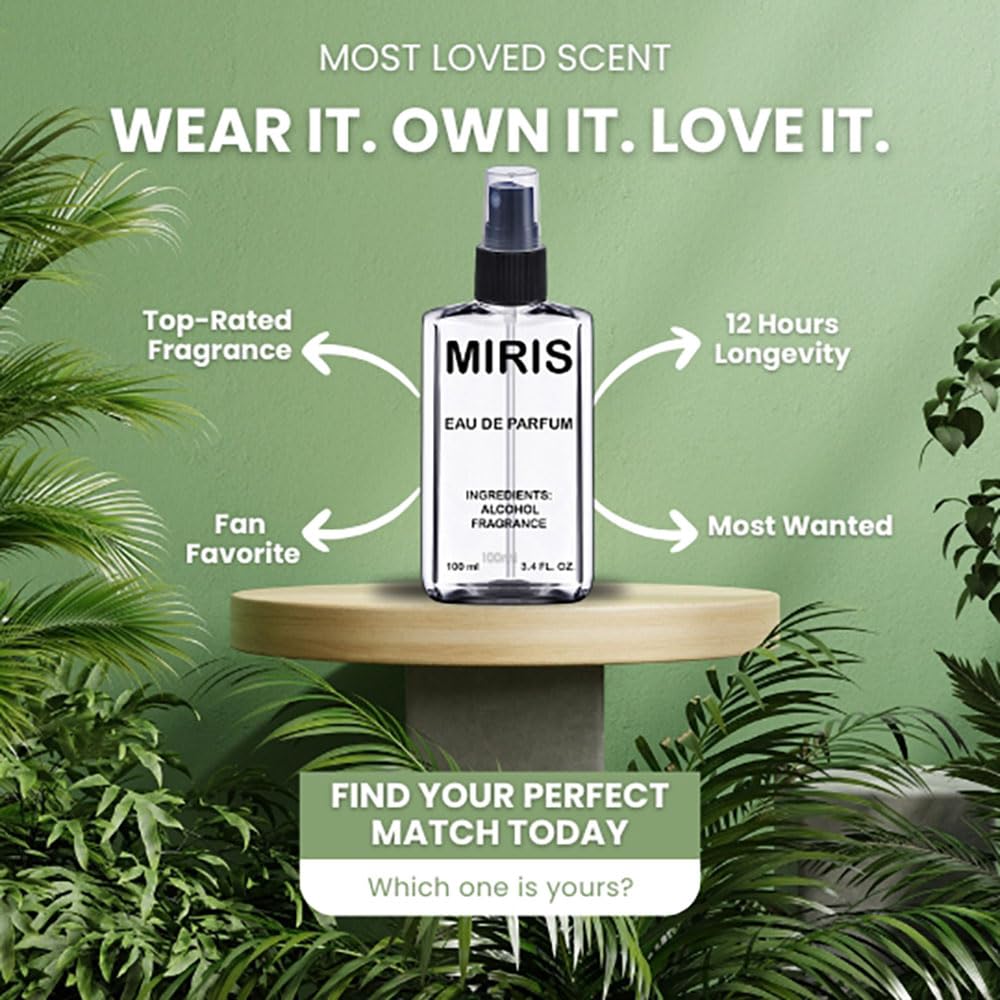 MIRIS No. 43214 – Fleur Narcotique Inspired Unisex Eau de Parfum, 3.4 Fl Oz / 100 ml