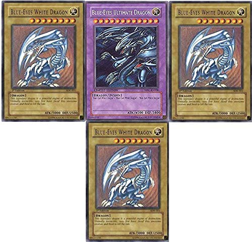 MISKD Yu-Gi-Oh Blue Eyes Ultimate Dragon Card Lot – 20 Rare Cards
