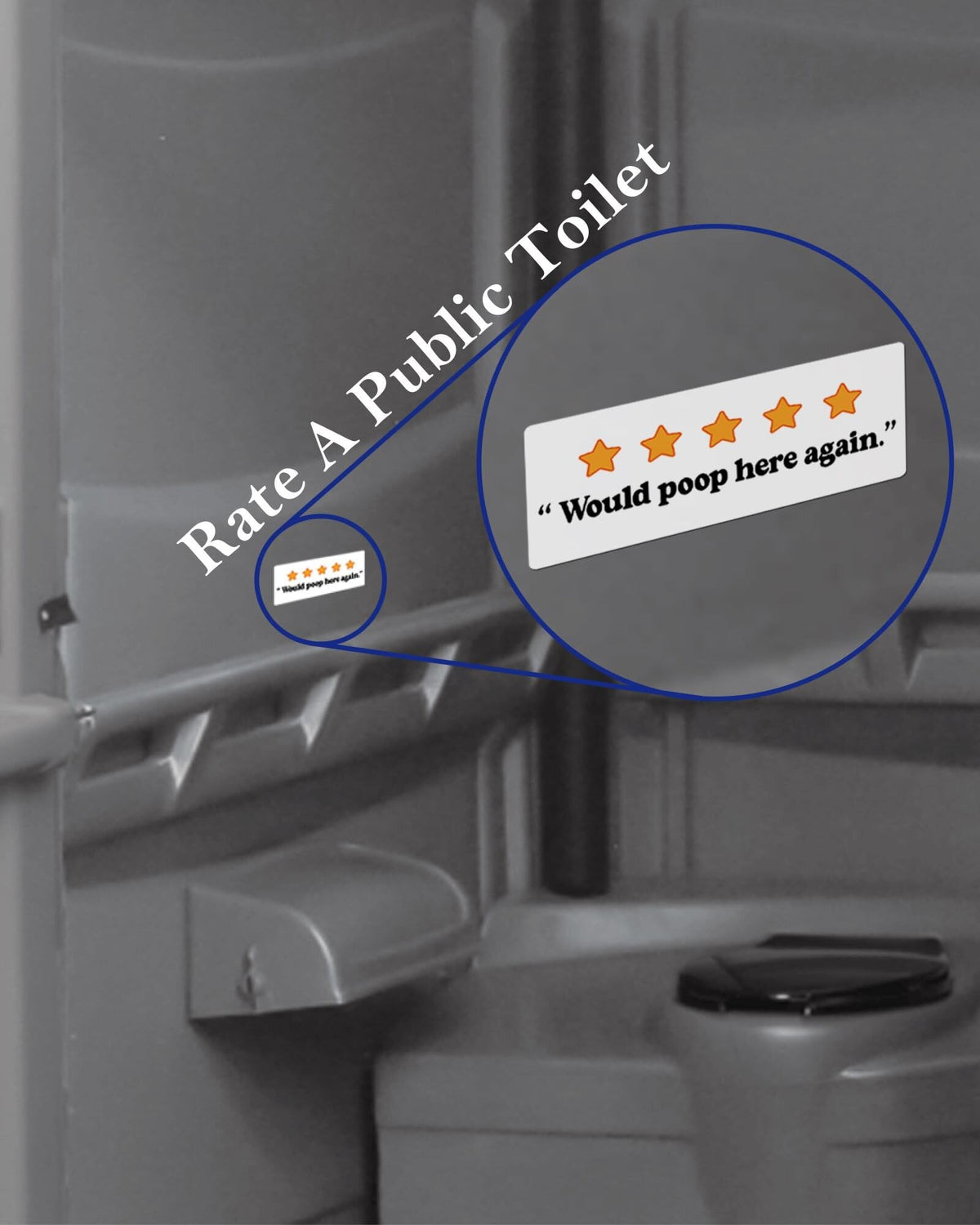 MiStar 60 PCS Prank Stickers – Gag OSHA Law Decals for Porta Potty & Toilet Restrooms