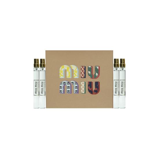 Miu Miu Les Eaux À La Mode Gift Set 2 x 10ml Head In The Clouds EDT + 10ml Daring Darling EDT + 10ml Eyes On Me EDT