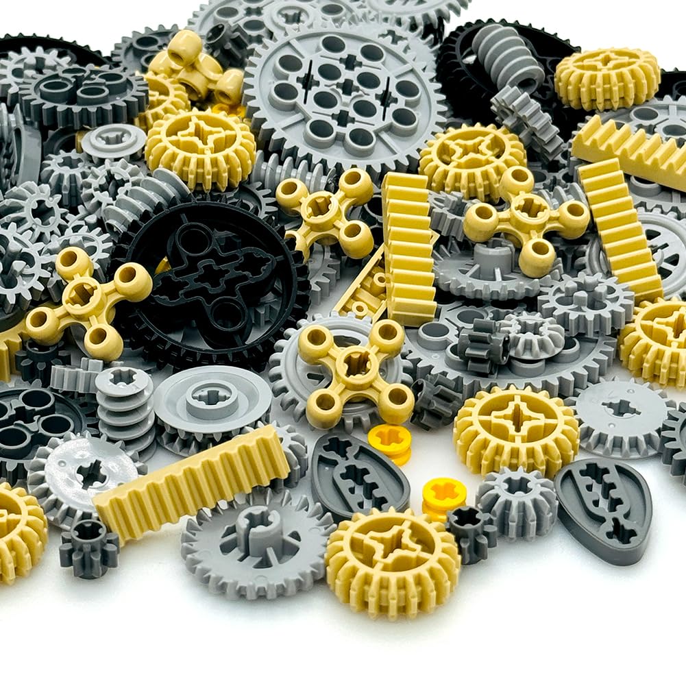 Miutrue 120-Piece Wheels & Gears Building Kit for Kids 6+