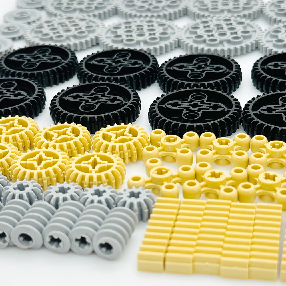 Miutrue 120-Piece Wheels & Gears Building Kit for Kids 6+