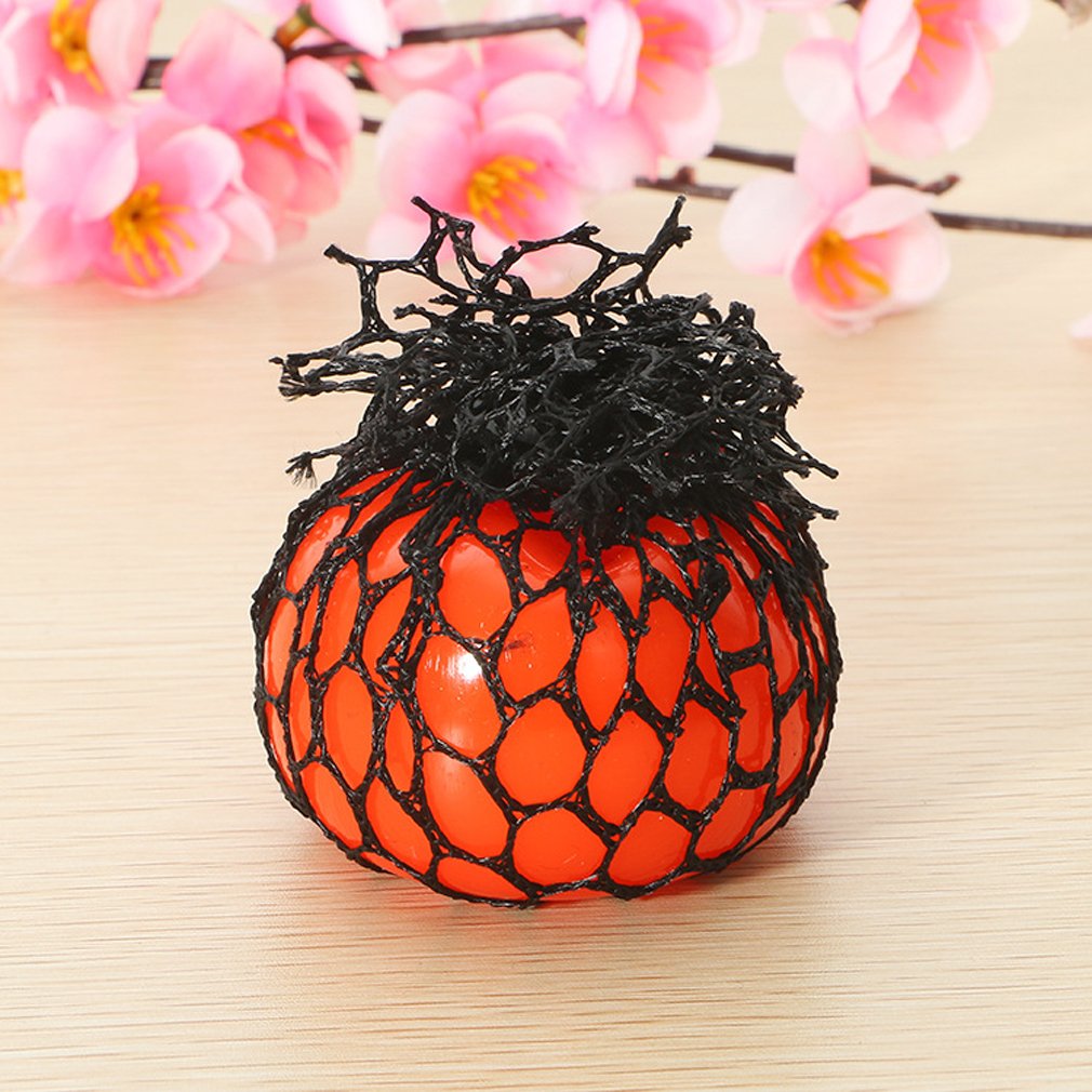 Mivanlin Bingole 4PCS Mesh Squishy Balls – Stress Relief Grape Balls
