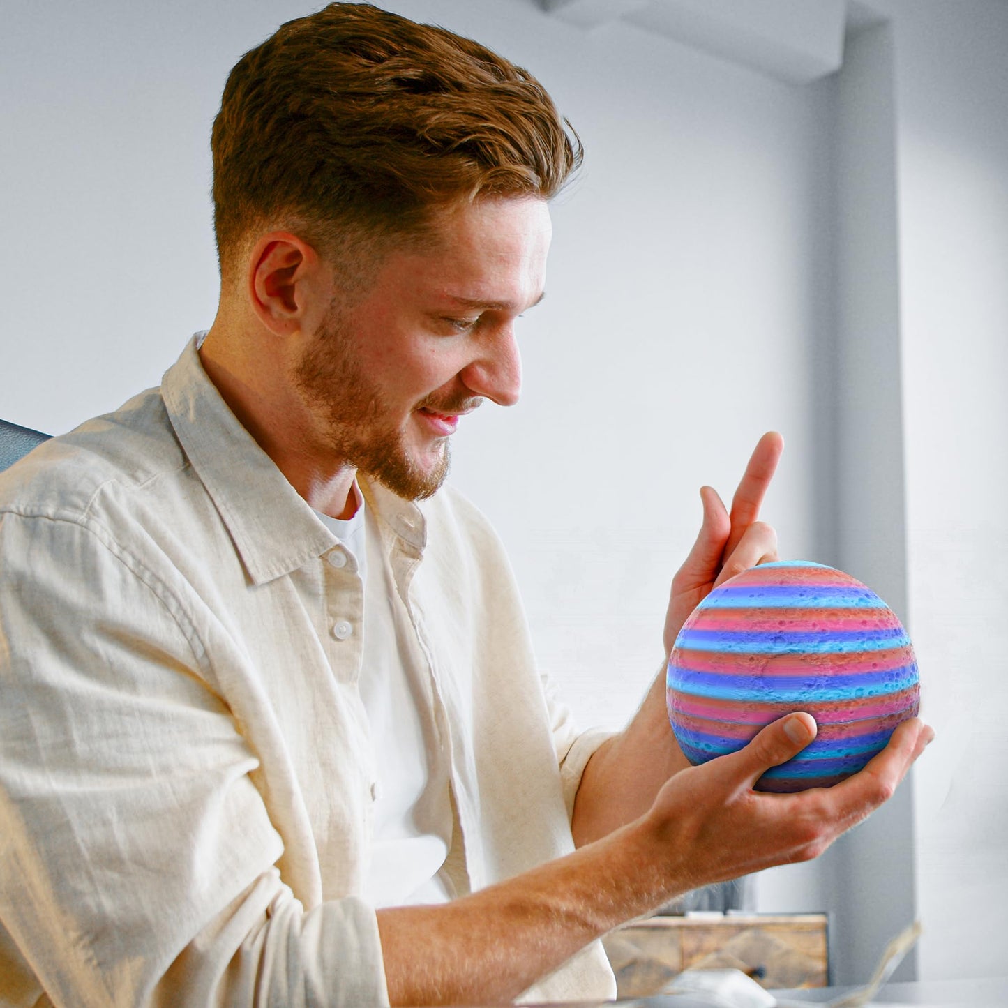 Mivi Collection Articulated Alien Figurines – 10 Detailed 3D Printed Sci-Fi Figures with Planet Egg Storage