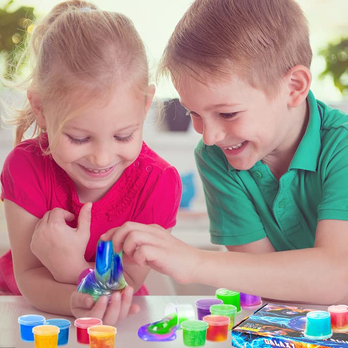 MiVRIU 24-Pack Mini Slime: Galaxy Slime Party Favors for Class Prizes & Stocking Stuffers