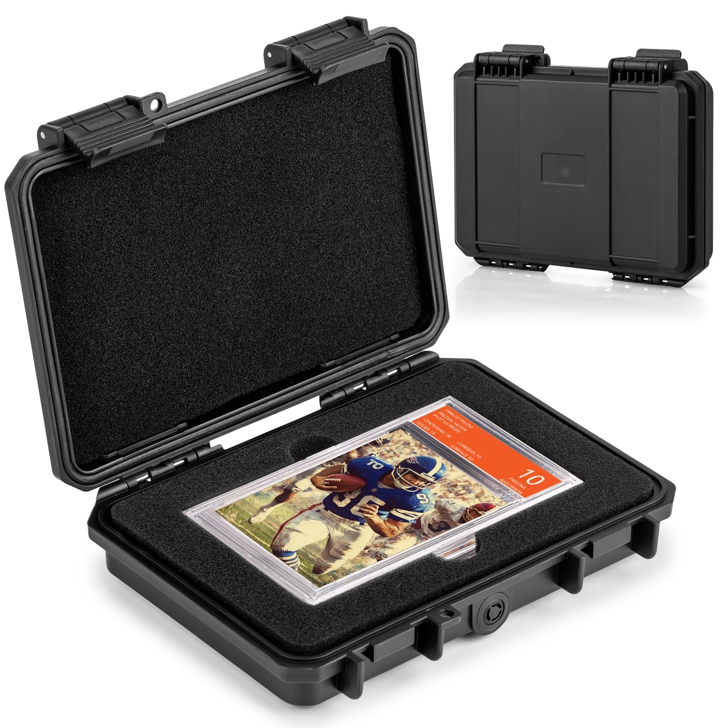 MIXPOET Graded Card Storage Box Case Mini – Waterproof, Crush-Proof, Portable Card Holder