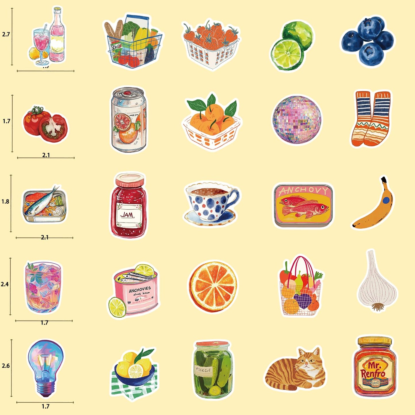 MKZ 100 PCS Vintage Aesthetic Coquette Stickers for Journaling & Scrapbooking