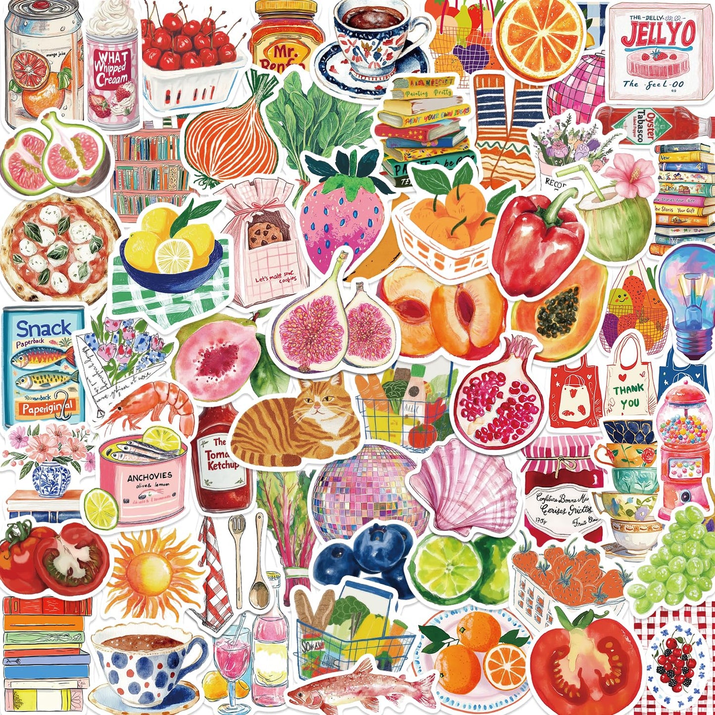 MKZ 100 PCS Vintage Aesthetic Coquette Stickers for Journaling & Scrapbooking