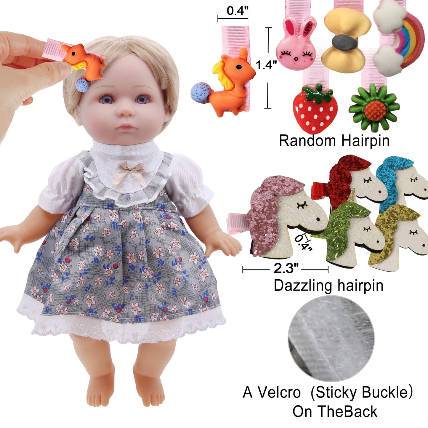 MLcnleS Alive Baby Doll Clothes & Accessories – 12 Sets for 12–16 Inch Dolls