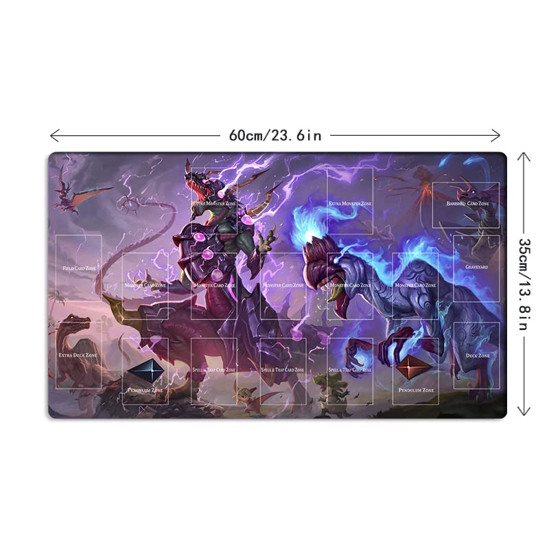 Mlikemat New Playmat Ultimate Conductor Tyranno – CCG/TCG Mat + Free Bag