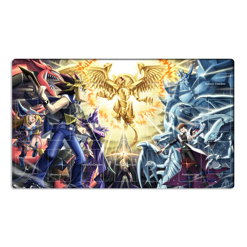 Mlikemat Dark Magician Black Rose Dragon Playmat – Free Bag (ZD014-406)
