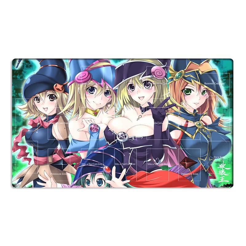Mlikemat Dark Magician Girl Playmat with Zones & Free Bag (ZD014-05-A)