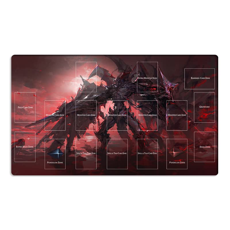 Mlikemat Destiny Hero Playmat – Plasma TCG/CCG/OCG Mat with Zones + Free Bag (ZD014-452-A)