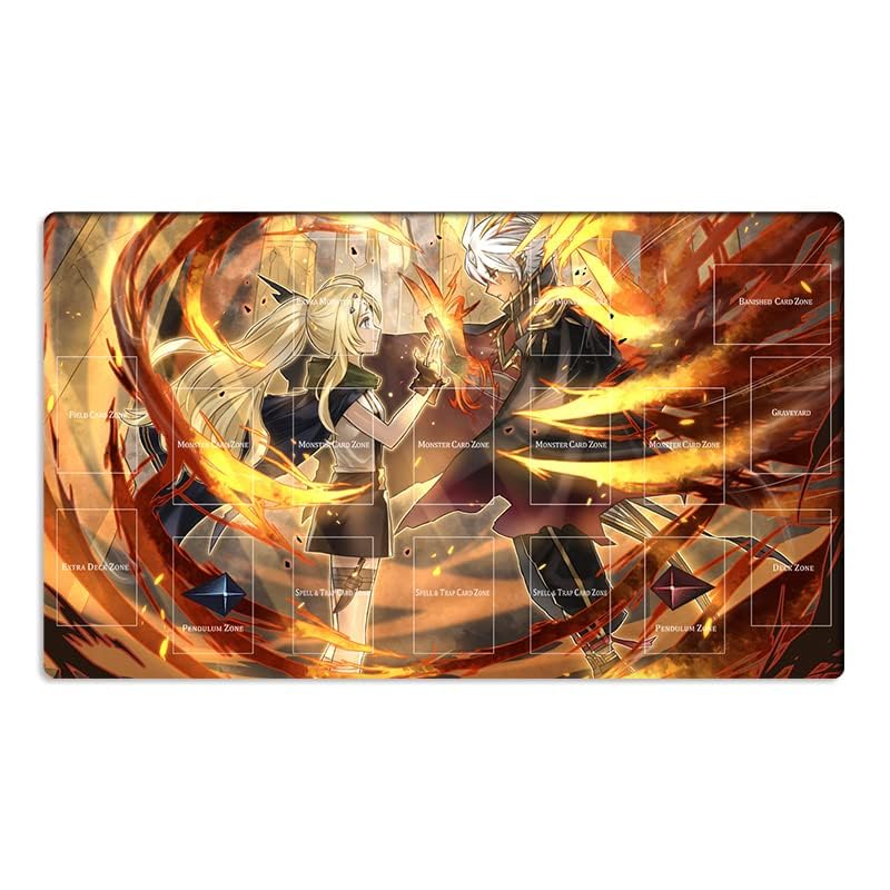 Mlikemat Dogmatika Ecclesia Playmat – The Virtuous & Fallen of Albaz CCG Mat + Free Bag