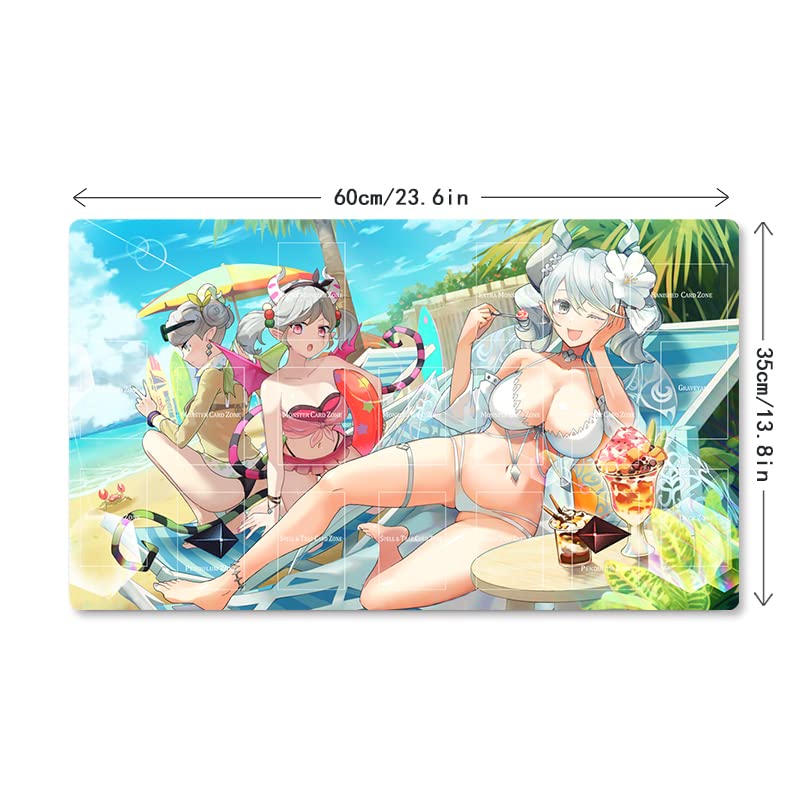 Mlikemat Labyrinth of The Silver Castle Playmat – Zones, 600x350mm, Free Bag (ZD039-228-A)