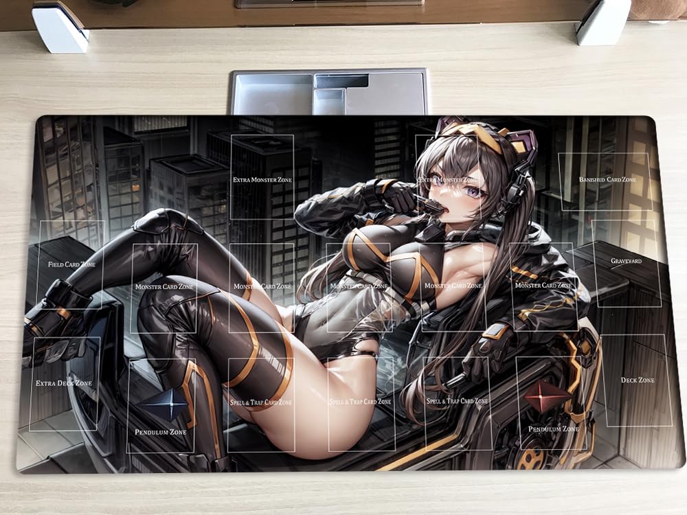 Mlikemat Playmat I:P Masquerena with Zones – Free Bag Included | TCG/OCG Mat ZD039-688-A