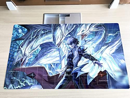 Mlikemat Kaiba Seto Blue-Eyes Mouse Pad – TCG/CCG Playmat with Free Bag (ZD039-28)