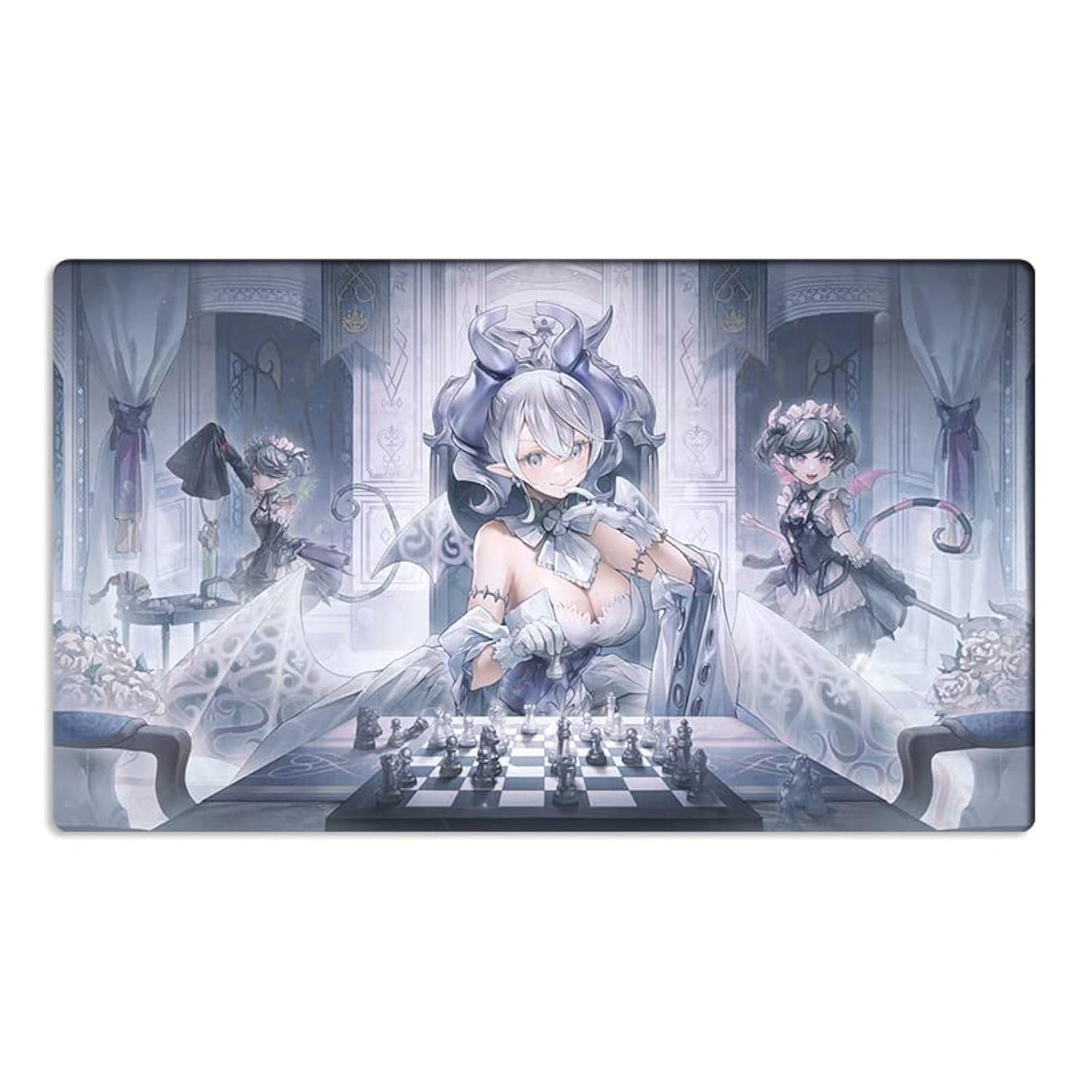 Mlikemat Labyrinth of the Silver Castle Table Playmat – TCG/CCG Surface + Free Bag | ZD039-939-K
