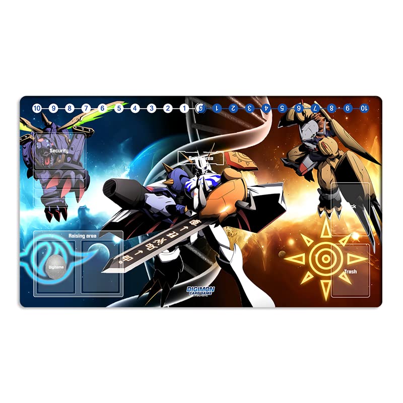 Mlikemat Digimon Omnimon Duel Playmat 600x350mm with Free Bag
