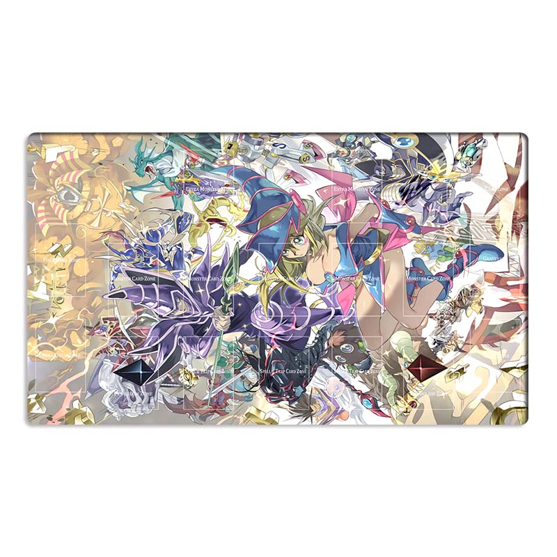 New Mlikemat Playmat Duel Monsters TCG CCG OCG with Zones + Free Bag (ZD039-558-A)