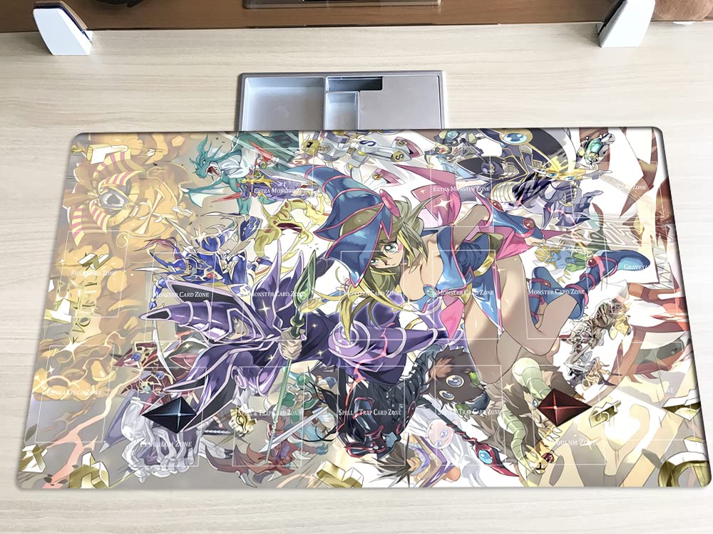 New Mlikemat Playmat Duel Monsters TCG CCG OCG with Zones + Free Bag (ZD039-558-A)