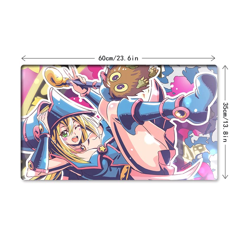 Mlikemat Playmat Dark Magician Girl Kuriboh – Portable TCG/CCG Mat + Free Bag