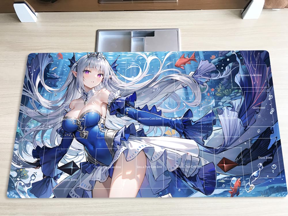 Mlikemat Tearlaments Playmat – Zones Layout, Durable Rubber+Fabric, Free Bag (ZD014-593-A)