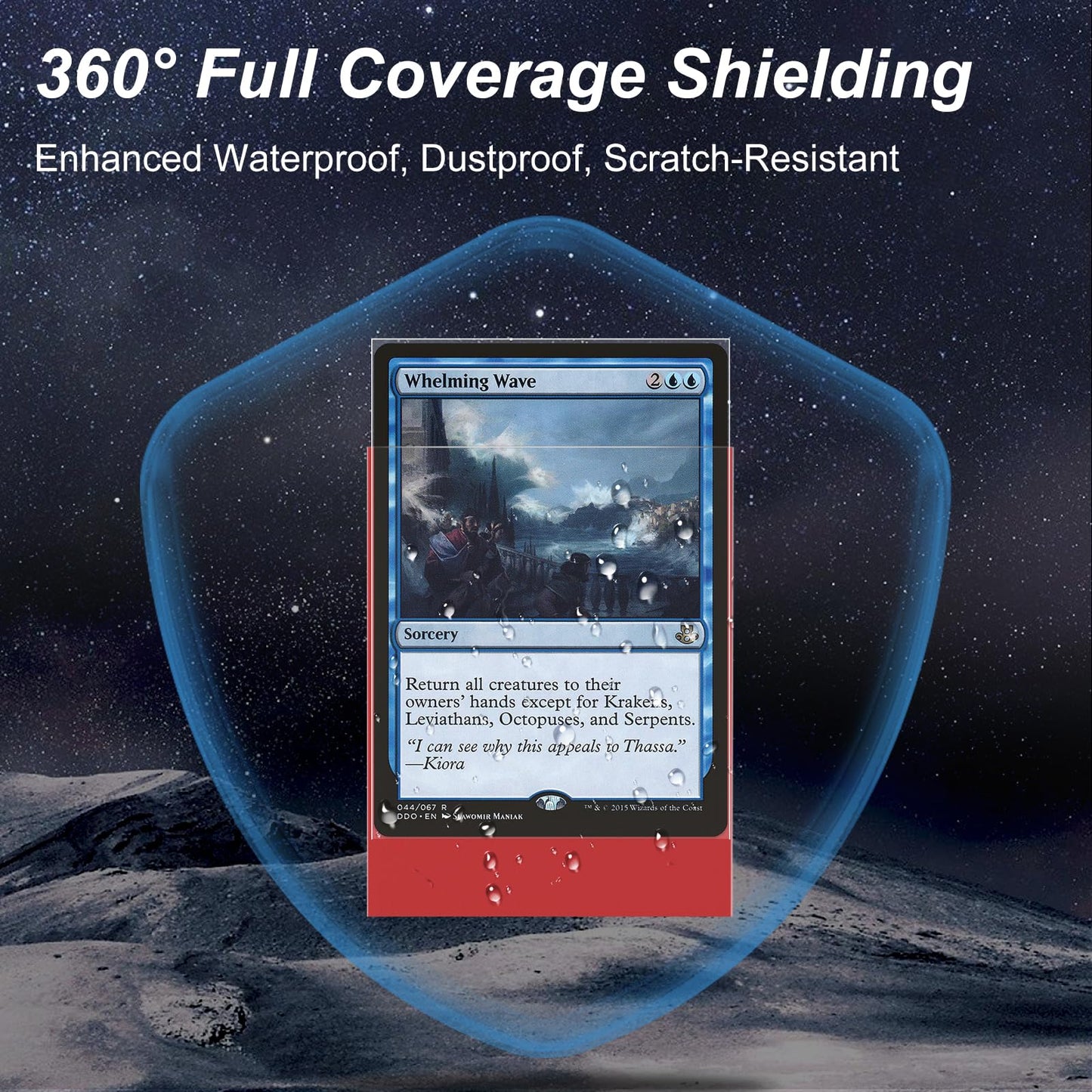 Mlikero 400 Pack Card Sleeves - Matte Red Outer + Inner Sleeves for MTG/TCG