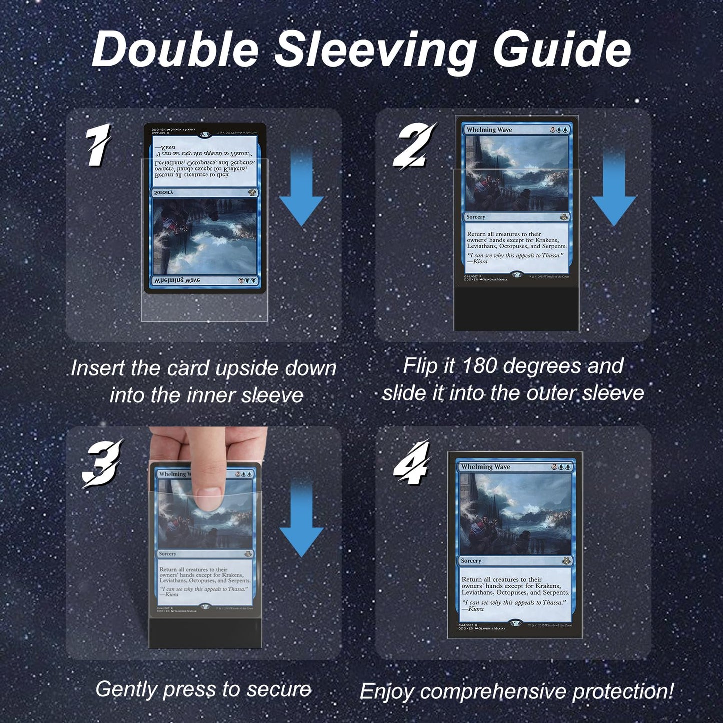 Mlikero 600 Pack Card Sleeves – Perfect Fit Inner Sleeves for MTG, TCG & Gaming Cards