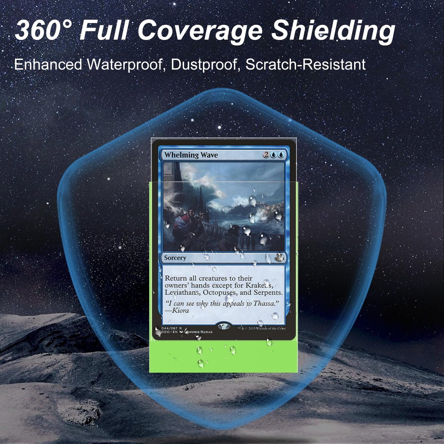 Mlikero 400 Pack Card Sleeves — Matte Green Outer + Inner Sleeves for MTG and TCG
