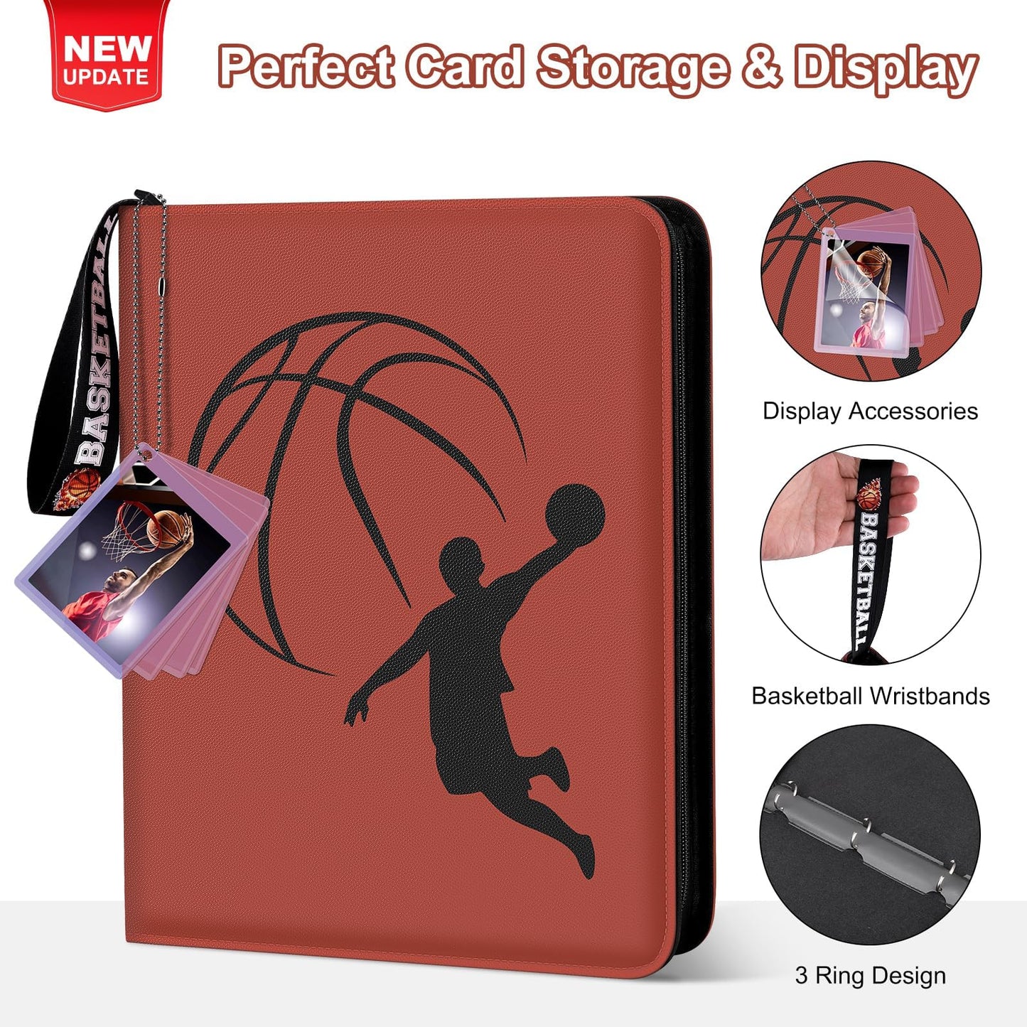 Mlikero Basketball Card Binder 720 Pocket – Premium Display & Storage