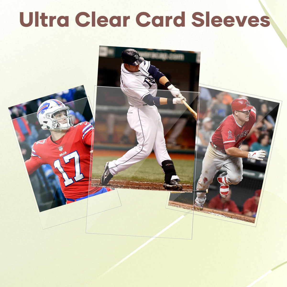 Mlikero 5000 Counts Card Sleeves – Clear 66×91mm Protectors for MTG, TCG, Baseball & More