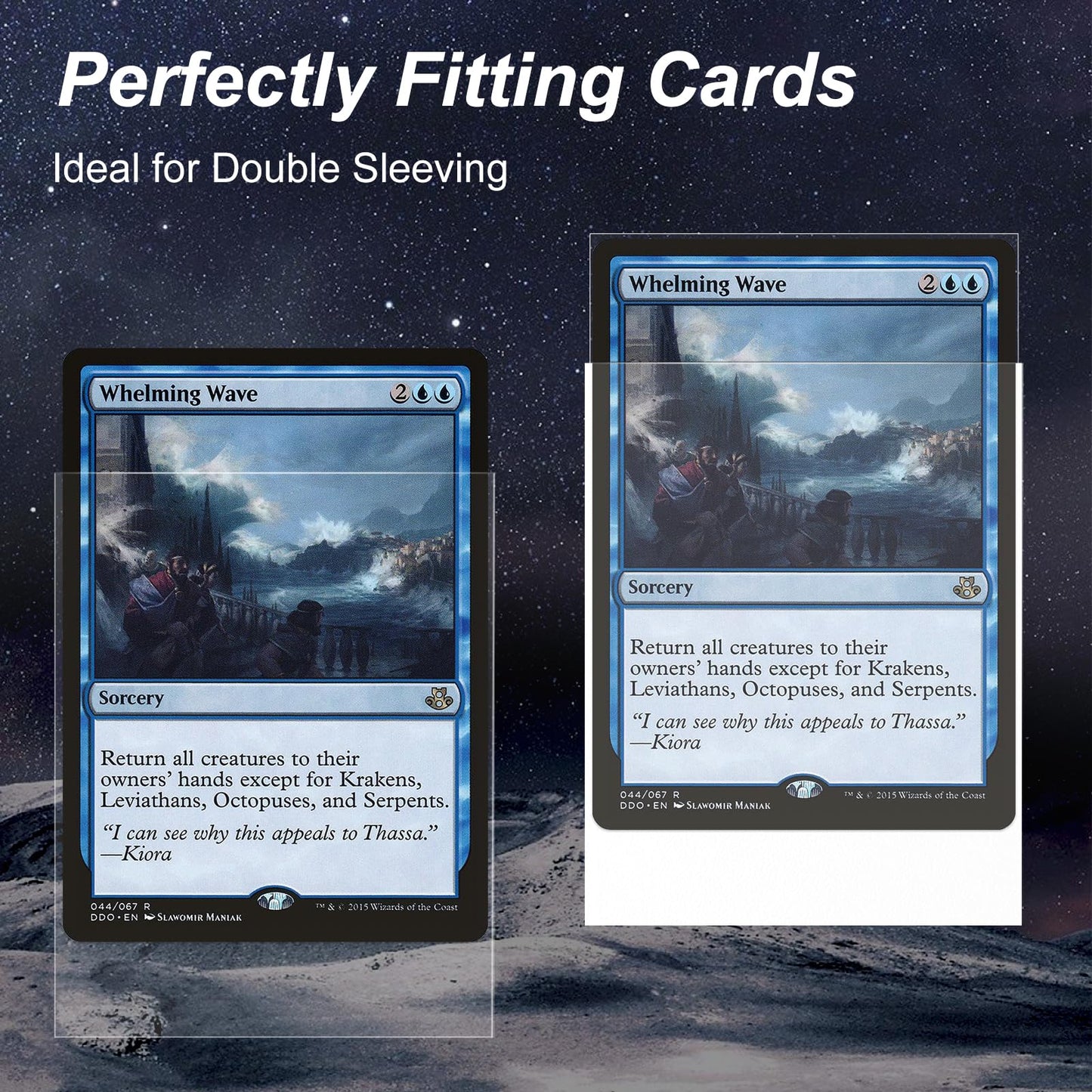 Mlikero 400 Pack Card Sleeves: Double-Sleeving Bundle for MTG, TCG, and Game Cards