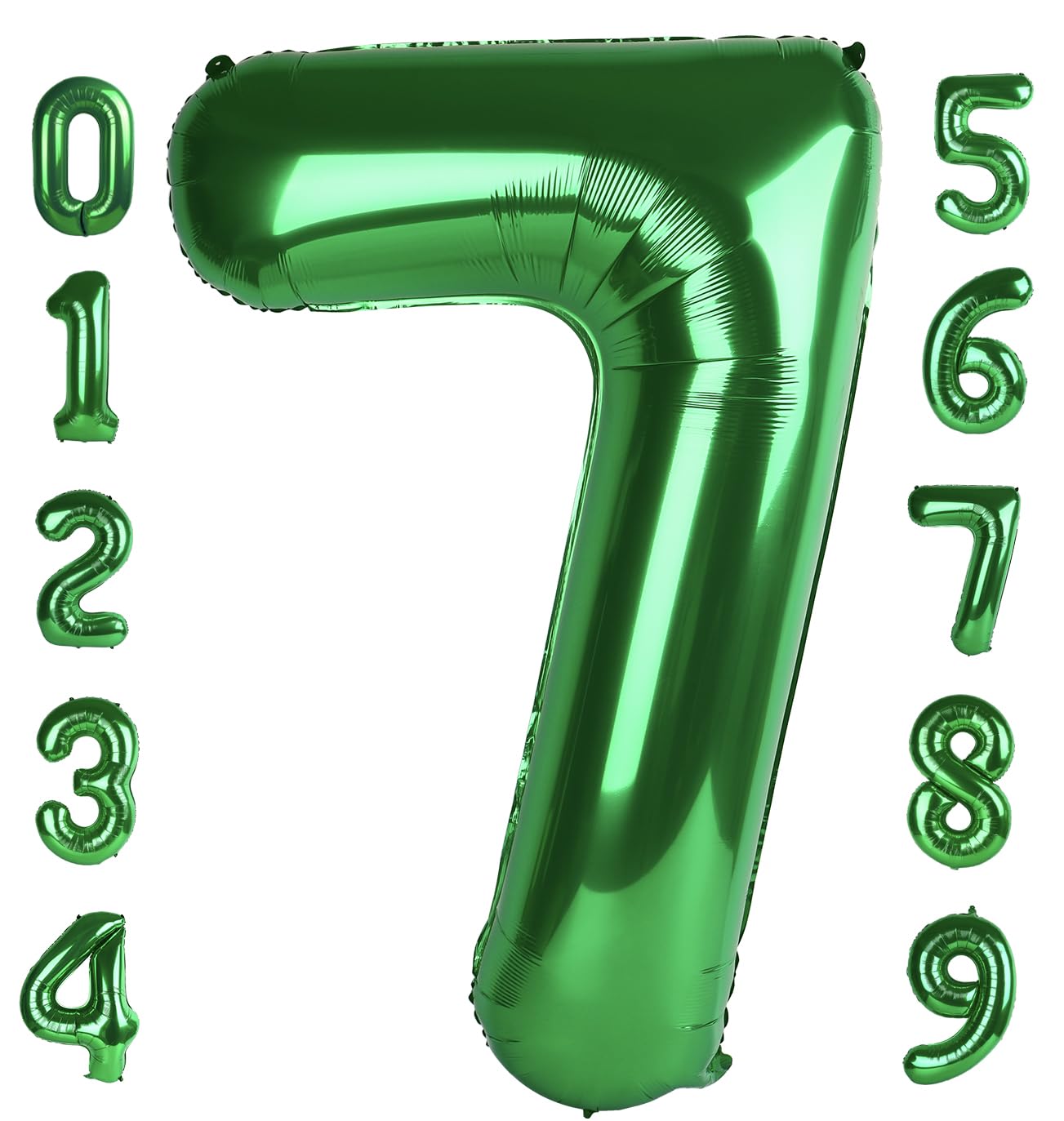 Mluchee 40-Inch Number 7 Balloon - Large 7 Birthday Decor for Engagement, Wedding, Graduation
