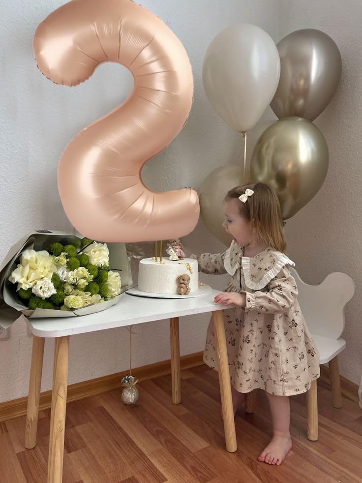 Mluchee 40 Inch Number 8 Balloon – Large Birthday & Event Decor