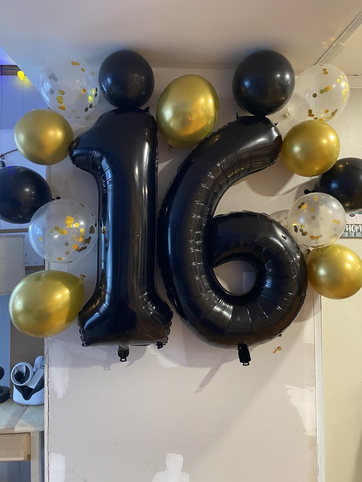 Mluchee 40-Inch Black Number Balloon – 1 Balloon for Birthday Parties & Celebrations